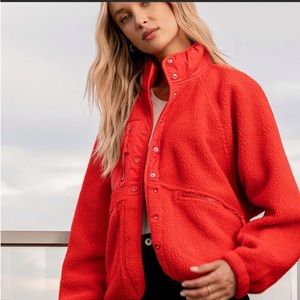 Free People Hit The Slopes Fleece Jacket